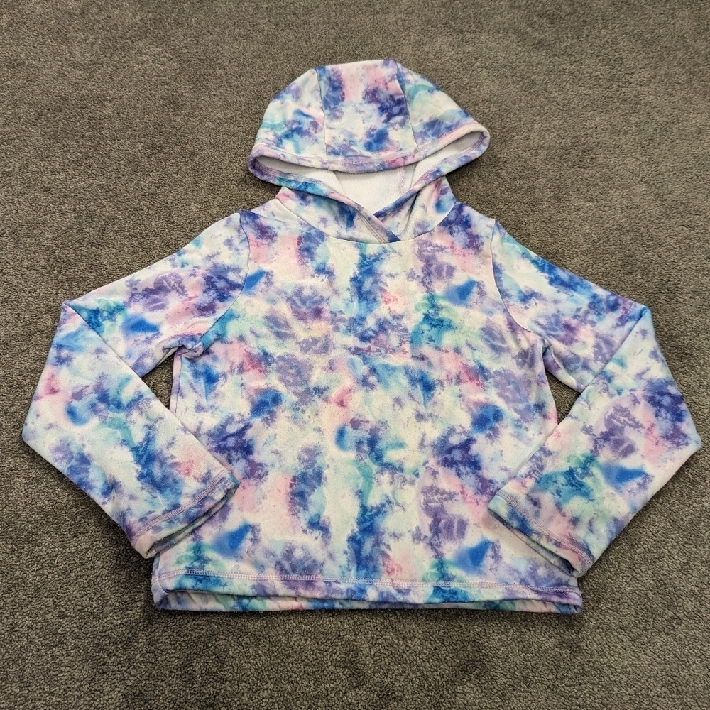 Girls' Cozy Pastel Tie-Dye Hoodie 7/8 - JOE FRESH Kids